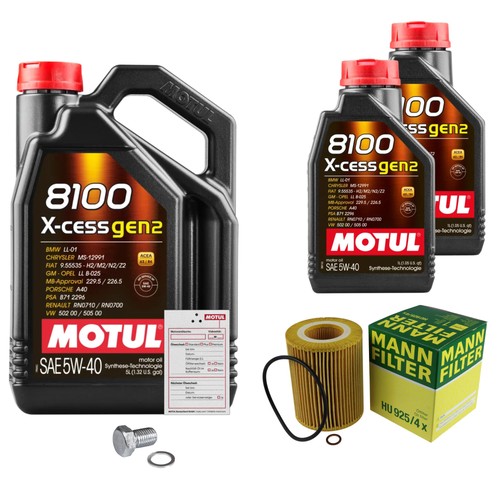 Inspektionspaket motul 8100 - inspektionspaket, 7l