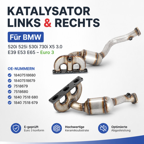 Neu katalysator kat bmw 5er - katalysator,