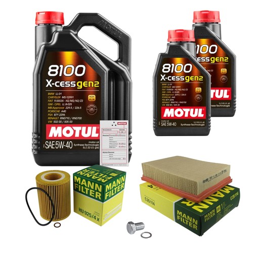 Inspektionspaket motul 8100 - 7l,